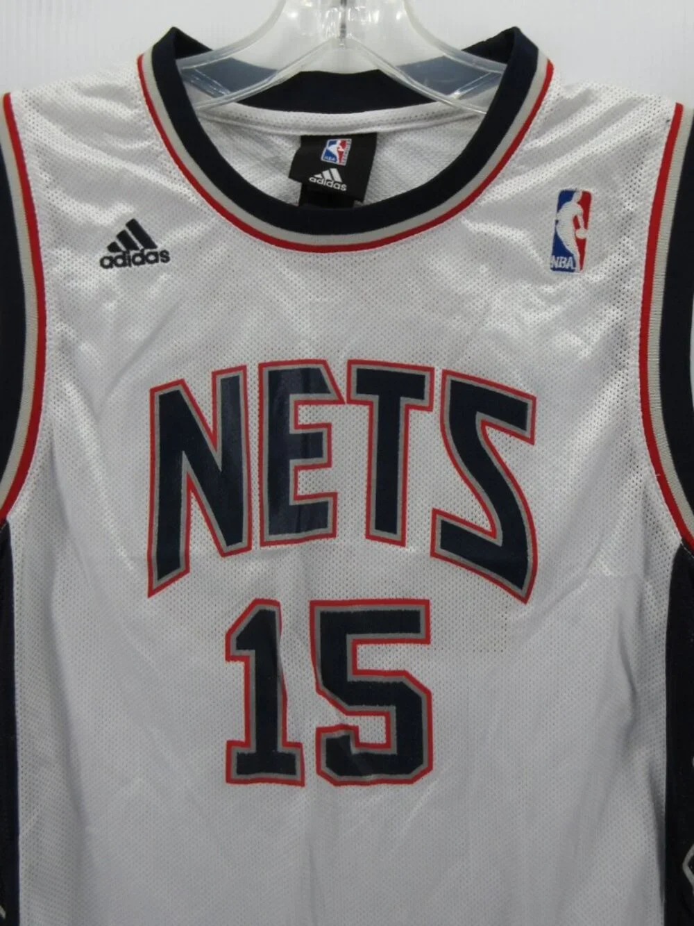VTG Vince Carter New Jersey Nets Jersey Boys Kids Medium Adidas Swingman Y2K